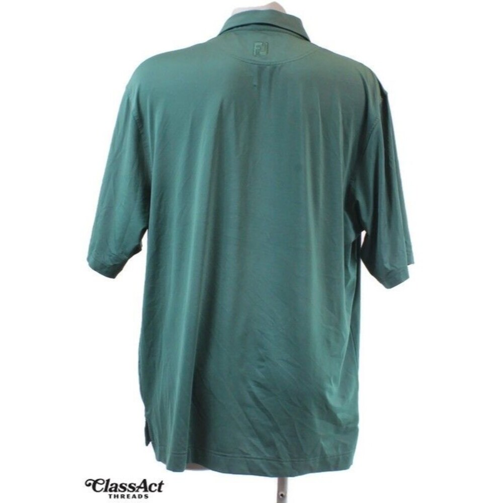 FootJoy Golf Polo Shirt Green Short Sleeve Men's Ditka & Hart XL - Picture 4 of 7